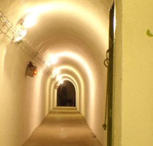 Corridor of the Hospital in the Rock as it looks today
