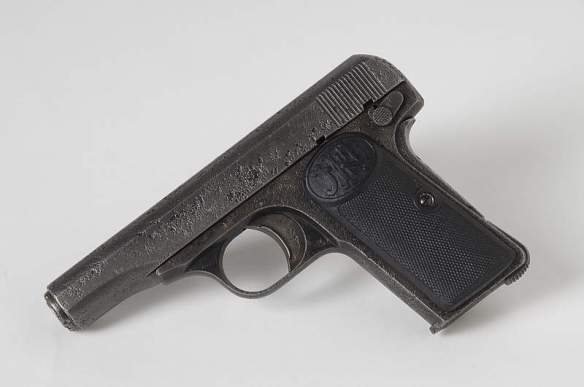 Pistol used by Gavrilo Princip to murder the Archduke and his wife (Credit: Heeresegeschichtliches)
